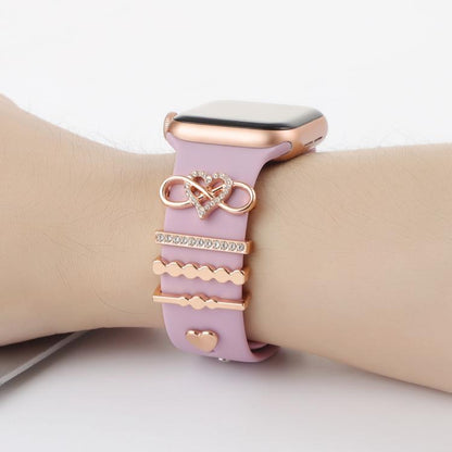 Smart Watch Band Decorative Ring Metal Accessories(Infinite Love) - Watch Decorations by buy2fix | Online Shopping UK | buy2fix