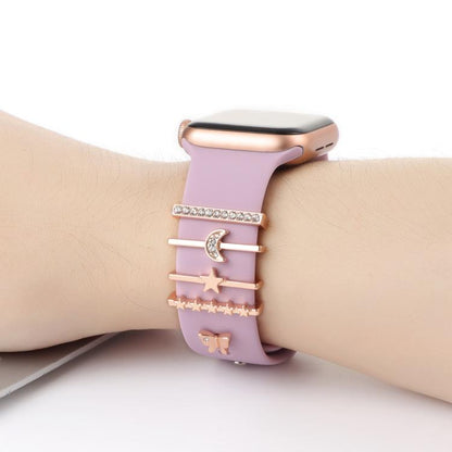 Smart Watch Band Decorative Ring Metal Accessories(Star Moon Butterfly) - Watch Decorations by buy2fix | Online Shopping UK | buy2fix