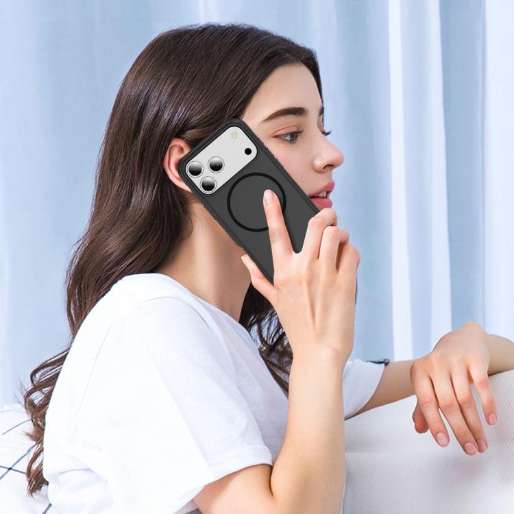 For iPhone 17 Pro Imitation Original Magsafe PC Hybrid TPU Phone Case(Black) - iPhone 17 Pro Cases by buy2fix | Online Shopping UK | buy2fix