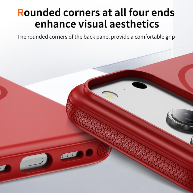 For iPhone 17 Pro Imitation Original Magsafe PC Hybrid TPU Phone Case(Red) - iPhone 17 Pro Cases by buy2fix | Online Shopping UK | buy2fix