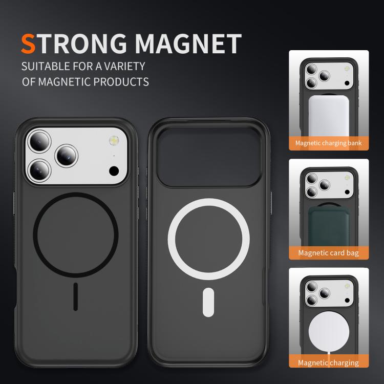 For iPhone 17 Pro Max Imitation Original Magsafe PC Hybrid TPU Phone Case(Black) - iPhone 17 Pro Max Cases by buy2fix | Online Shopping UK | buy2fix