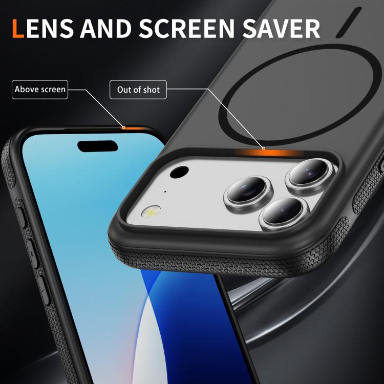 For iPhone 17 Pro Max Imitation Original Magsafe PC Hybrid TPU Phone Case(Black) - iPhone 17 Pro Max Cases by buy2fix | Online Shopping UK | buy2fix