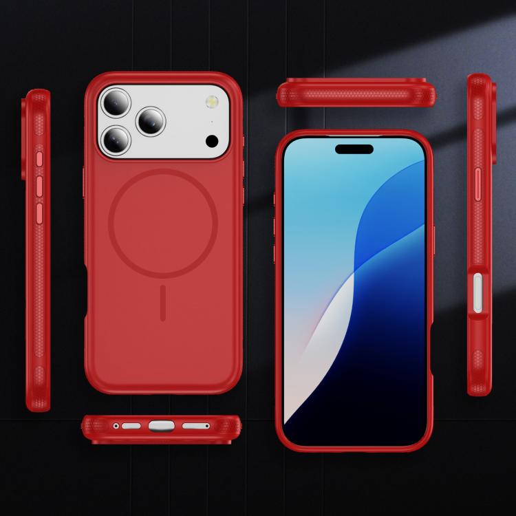 For iPhone 17 Pro Max Imitation Original Magsafe PC Hybrid TPU Phone Case(Red) - iPhone 17 Pro Max Cases by buy2fix | Online Shopping UK | buy2fix