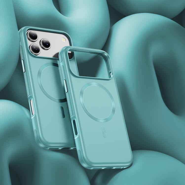 For iPhone 17 Pro Imitation Original CD Texture Magsafe PC Hybrid TPU Phone Case(Light Blue) - iPhone 17 Pro Cases by buy2fix | Online Shopping UK | buy2fix