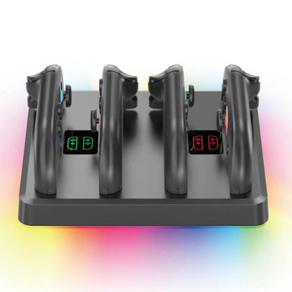 For Nintendo Switch 2 OIVO IV-SW224 Game Controller Magnetic Charging Stand(Black) - Charger & Power by OIVO | Online Shopping UK | buy2fix