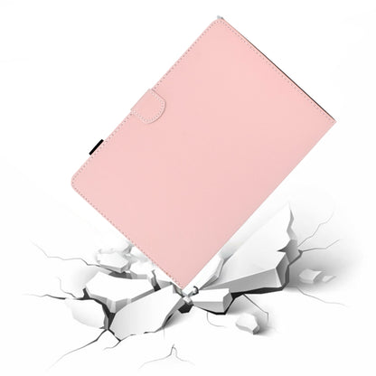 For iPad Air 2022 / 2020 10.9 Solid Color Magnetic Horizontal Flip Leather Case with Card Slots & Holder & Anti-skid Strip(Pink) - iPad Air (2022) / (2020) 10.9 Cases by buy2fix | Online Shopping UK | buy2fix