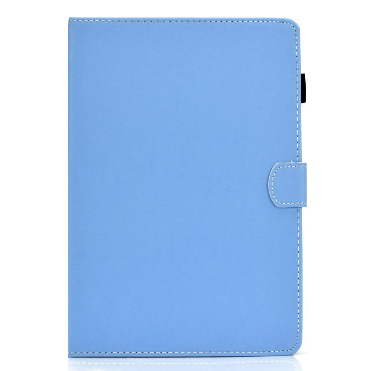 For iPad Air 2022 / 2020 10.9 Solid Color Magnetic Horizontal Flip Leather Case with Card Slots & Holder & Anti-skid Strip(Blue) - iPad Air (2022) / (2020) 10.9 Cases by buy2fix | Online Shopping UK | buy2fix