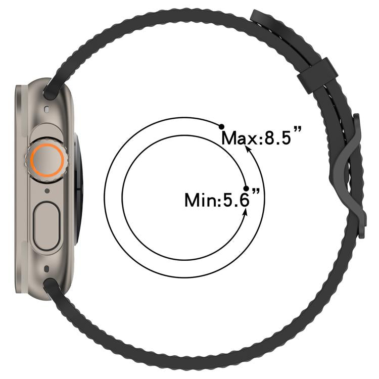 For Apple Watch 38 / 40 / 41 / S10 42mm xDfind Breathable Silicone Watch Band(White) - Watch Bands by xDfind | Online Shopping UK | buy2fix