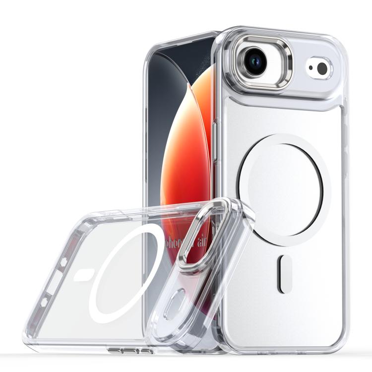 For iPhone Air MagSafe Magnetic Clear Phone Case(White) - iPhone Air Cases by buy2fix | Online Shopping UK | buy2fix