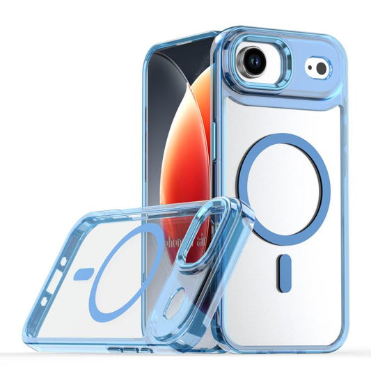 For iPhone Air MagSafe Magnetic Clear Phone Case(Blue) - iPhone Air Cases by buy2fix | Online Shopping UK | buy2fix