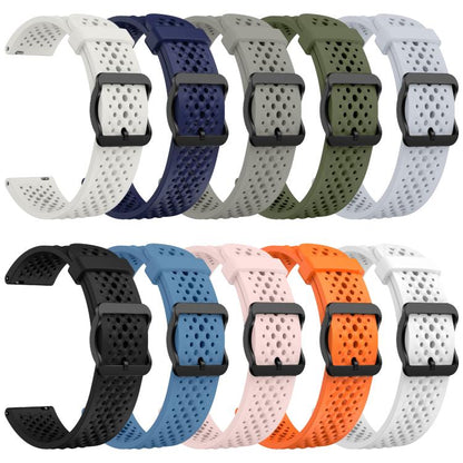 For Redmi Watch 3 Active / Watch 3 Lite xDfind Breathable Silicone Watch Band(Black) - Watch Bands by xDfind | Online Shopping UK | buy2fix