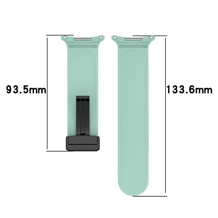 For Samsung Galaxy Watch Ultra / Ultra 2025 xDfind  Flat Head Groove Folding Black Buckle Silicone Watch Band(Wine Red) - Watch Bands by xDfind | Online Shopping UK | buy2fix