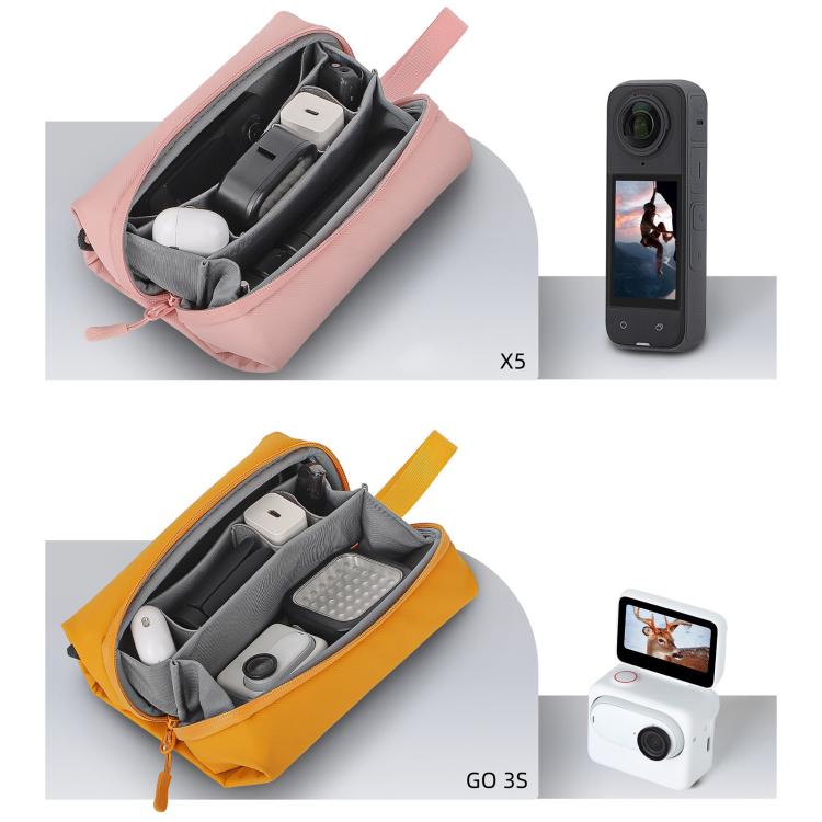 For DJI OSMO Pocket 3 Sunnylife Carrying Handbag Storage Shoulder Bag Combo Bags Mini Travel Daily Pouch(Orange) - Case & Bags by Sunnylife | Online Shopping UK | buy2fix