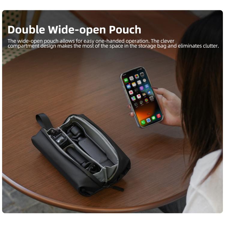For DJI OSMO Pocket 3 Sunnylife Carrying Handbag Storage Shoulder Bag Combo Bags Mini Travel Daily Pouch(Orange) - Case & Bags by Sunnylife | Online Shopping UK | buy2fix