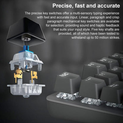 Logitech K845 Backlit Mechanical Wired Keyboard, Cable Length: 1.8m, Type:TTC-Red Axis(Black) - Wired Keyboard by Logitech | Online Shopping UK | buy2fix