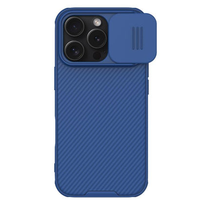 For iPhone 16 Pro NILLKIN CamShield Pro PC Phone Case(Blue) - iPhone 16 Pro Cases by NILLKIN | Online Shopping UK | buy2fix
