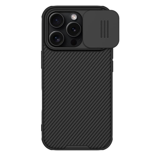 For iPhone 16 Pro NILLKIN CamShield Pro PC Phone Case(Black) - iPhone 16 Pro Cases by NILLKIN | Online Shopping UK | buy2fix