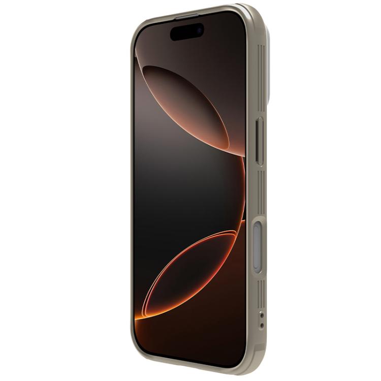 For iPhone 16 Pro NILLKIN CamShield Pro PC Phone Case(Gold) - iPhone 16 Pro Cases by NILLKIN | Online Shopping UK | buy2fix