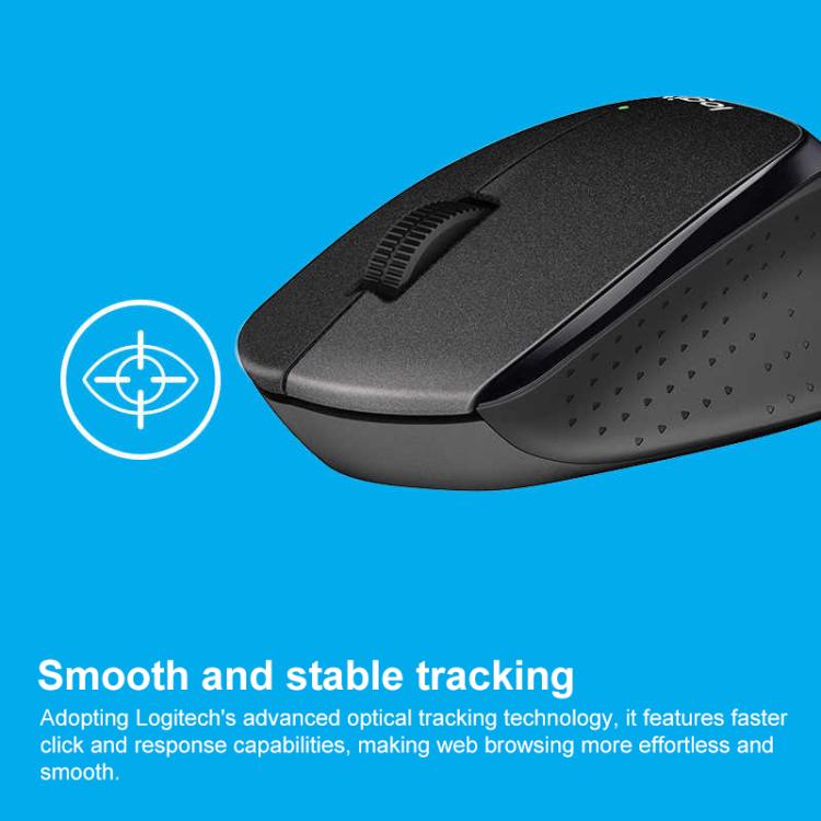 Logitech B330 1000DPI Silent Bluetooth Wireless Mouse(Black) - Wireless Mice by Logitech | Online Shopping UK | buy2fix