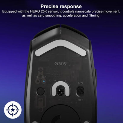 Logitech G309 Wireless Bluetooth Dual-Mode Gaming Mouse(White) - Wireless Mice by Logitech | Online Shopping UK | buy2fix