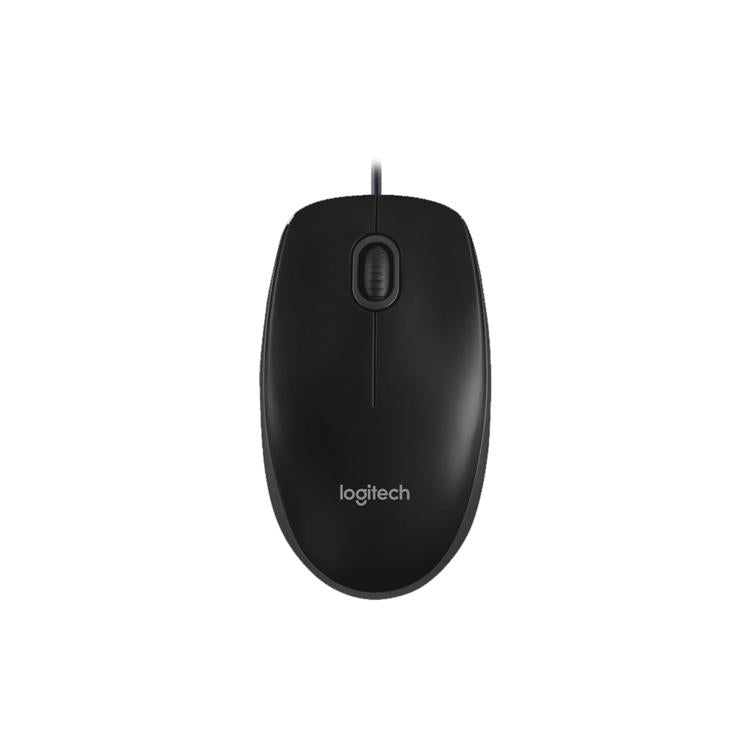 Logitech MK120 Wired Keyboard and Mouse Set(Black) - Wired Keyboard by Logitech | Online Shopping UK | buy2fix
