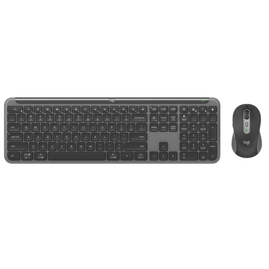 Logitech MK950 Wireless Slim Bluetooth Keyboard and Mouse Set(Black) - Wireless Keyboard by Logitech | Online Shopping UK | buy2fix