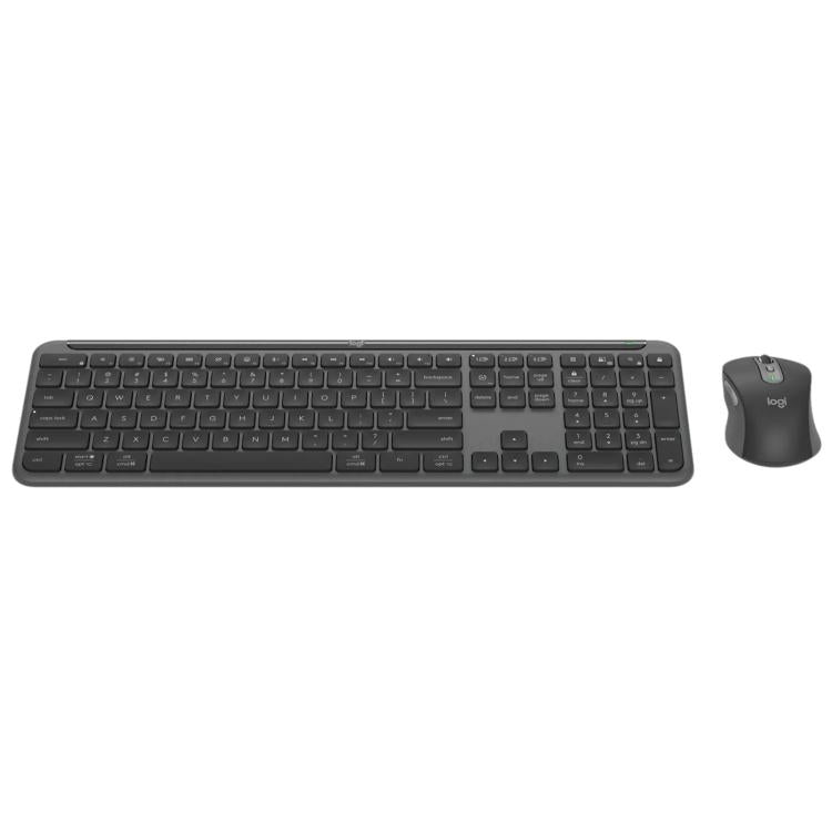 Logitech MK950 Wireless Slim Bluetooth Keyboard and Mouse Set(Black) - Wireless Keyboard by Logitech | Online Shopping UK | buy2fix