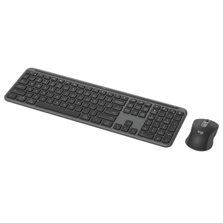 Logitech MK950 Wireless Slim Bluetooth Keyboard and Mouse Set(Black) - Wireless Keyboard by Logitech | Online Shopping UK | buy2fix