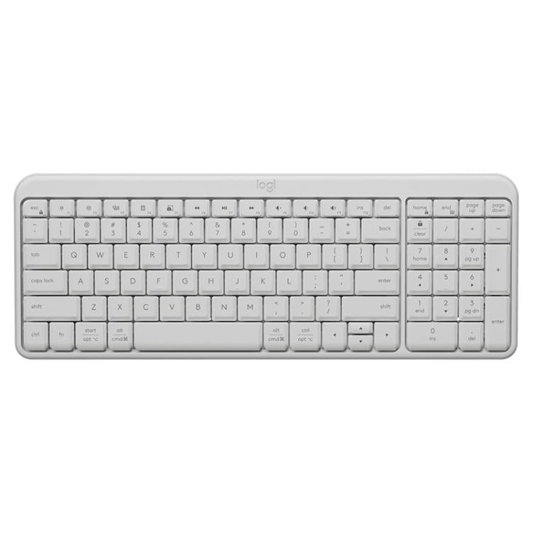 Logitech K251 Wireless Bluetooth Keyboard for Business Laptop Office use(White) - Wireless Keyboard by Logitech | Online Shopping UK | buy2fix