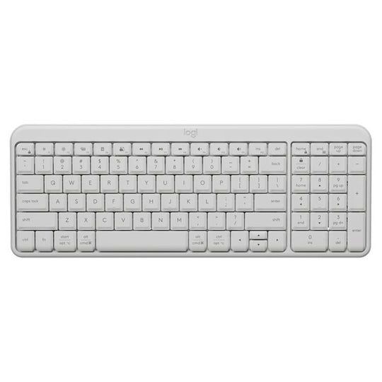 Logitech K251 Wireless Bluetooth Keyboard for Business Laptop Office use(White)