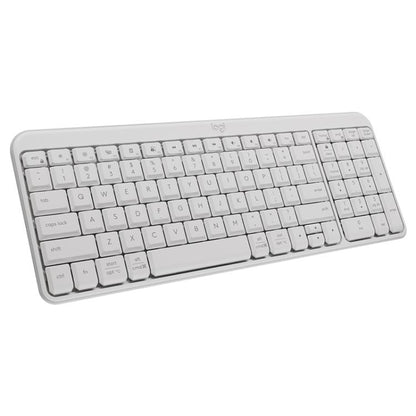 Logitech K251 Wireless Bluetooth Keyboard for Business Laptop Office use(White) - Wireless Keyboard by Logitech | Online Shopping UK | buy2fix