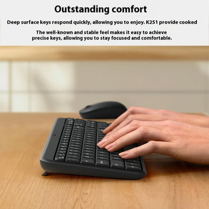 Logitech K251 Wireless Bluetooth Keyboard for Business Laptop Office use(Pink) - Wireless Keyboard by Logitech | Online Shopping UK | buy2fix