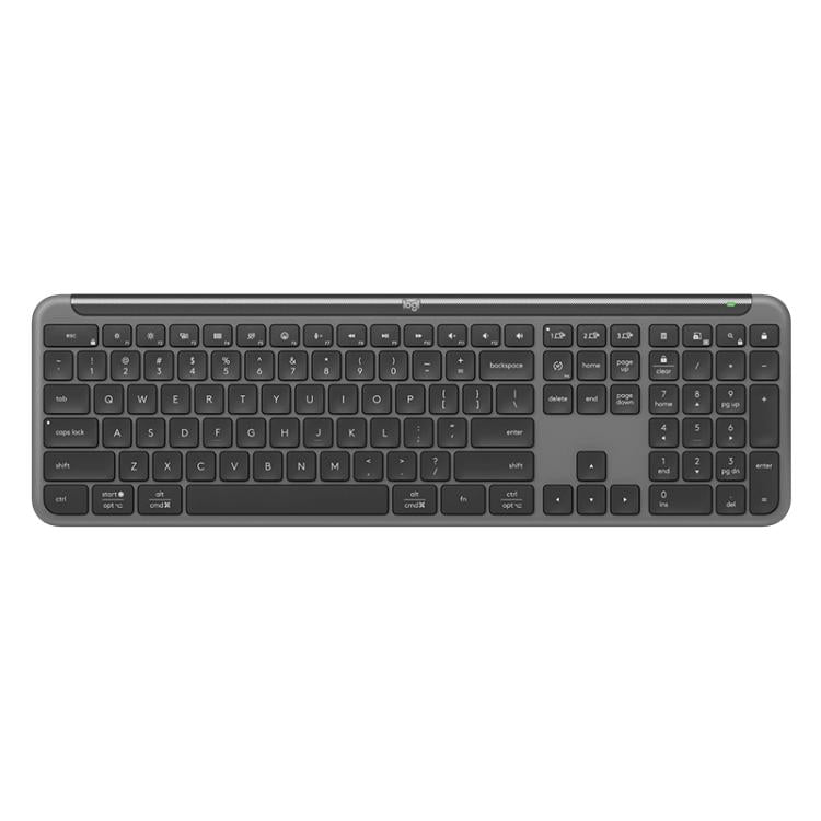 Logitech K950 Slim Silent Wireless Bluetooth Keyboard(Black) - Wireless Keyboard by Logitech | Online Shopping UK | buy2fix