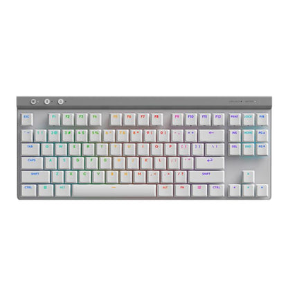 Logitech G515 LIGHTSPEED TKL Wireless Low-Profile Mechanical Gaming Keyboard, GX-L Mechanical Switches(White) - Wireless Keyboard by Logitech | Online Shopping UK | buy2fix
