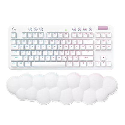 Logitech G715 Dual-Mode 87-Key RGB Wireless Bluetooth Mechanical Keyboard, Red Shaft(White) - Wireless Keyboard by Logitech | Online Shopping UK | buy2fix