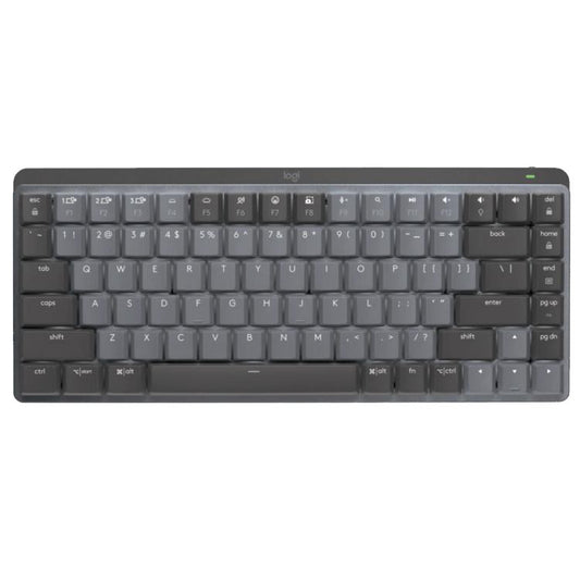 Logitech MX Mini Compact Smart Backlit Wireless Bluetooth Mechanical Keyboard, Specification:Tea Shaft(Graphite) - Wireless Keyboard by Logitech | Online Shopping UK | buy2fix