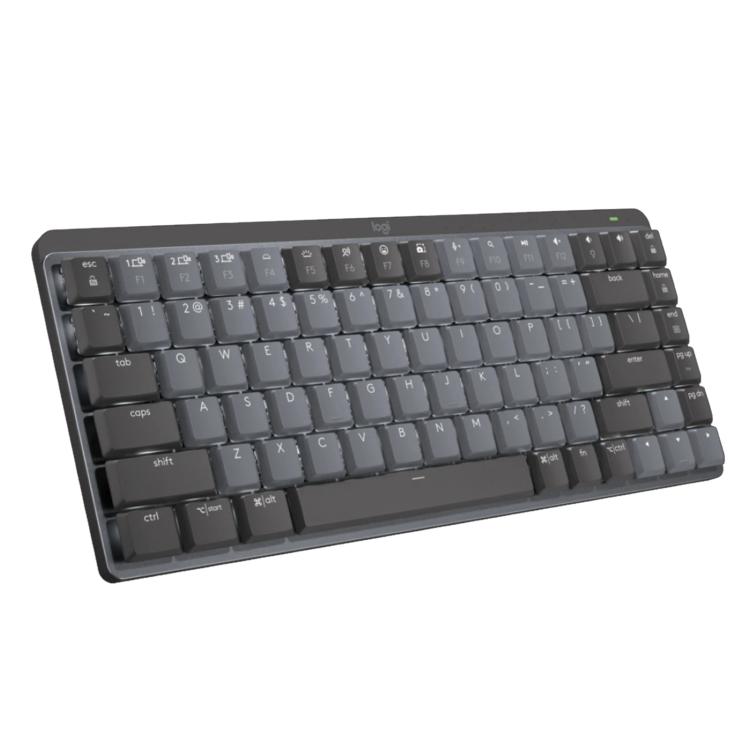 Logitech MX Mini Compact Smart Backlit Wireless Bluetooth Mechanical Keyboard, Specification:Tea Shaft(Graphite) - Wireless Keyboard by Logitech | Online Shopping UK | buy2fix