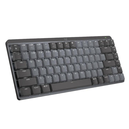 Logitech MX Mini Compact Smart Backlit Wireless Bluetooth Mechanical Keyboard, Specification:Tea Shaft(Graphite) - Wireless Keyboard by Logitech | Online Shopping UK | buy2fix