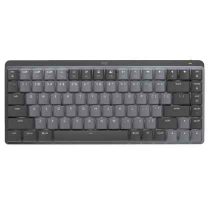 Logitech MX Mini Compact Smart Backlit Wireless Bluetooth Mechanical Keyboard, Specification:Blue Shaft(Graphite) - Wireless Keyboard by Logitech | Online Shopping UK | buy2fix