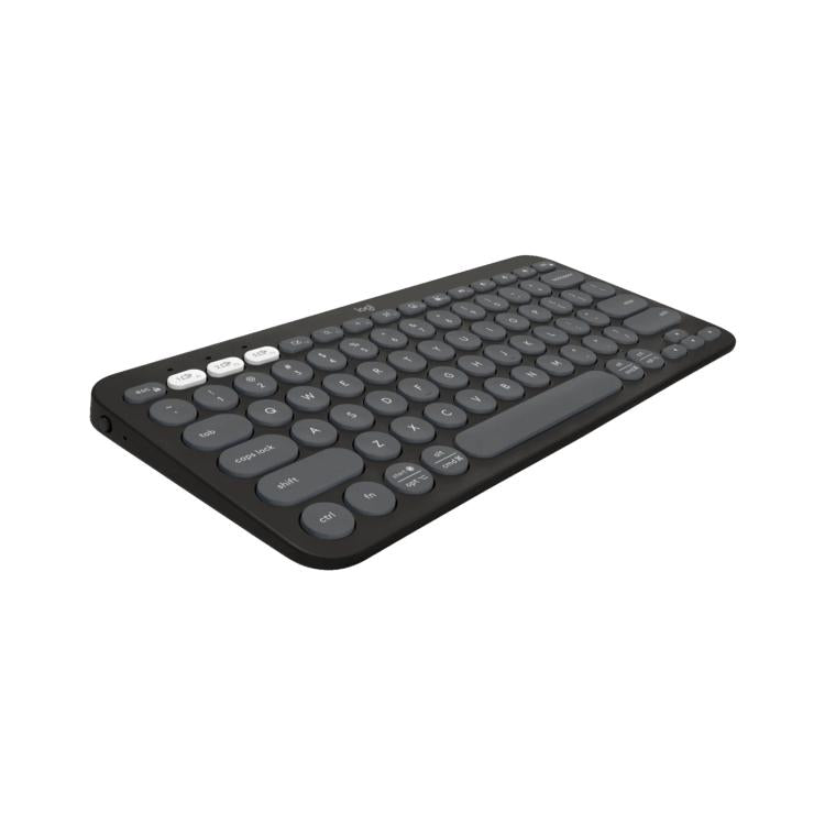 罗技 PEBBLE 2 COMBO Thin and Light Wireless Slim Bluetooth Keyboard and Mouse Set(Black) - Wireless Keyboard by Logitech | Online Shopping UK | buy2fix