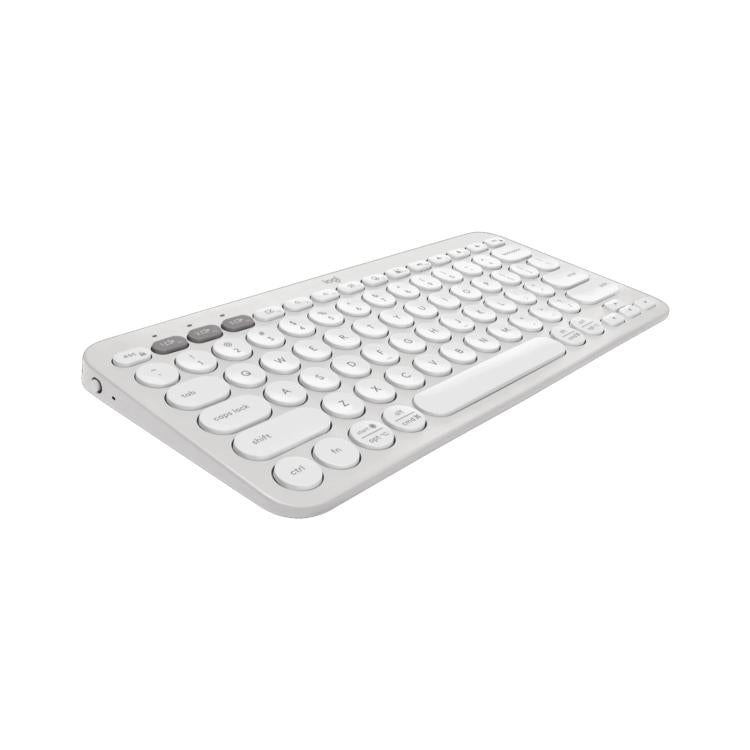 罗技 PEBBLE 2 COMBO Thin and Light Wireless Slim Bluetooth Keyboard and Mouse Set(White) - Wireless Keyboard by Logitech | Online Shopping UK | buy2fix