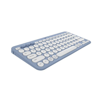 罗技 PEBBLE 2 COMBO Thin and Light Wireless Slim Bluetooth Keyboard and Mouse Set(Blue) - Wireless Keyboard by Logitech | Online Shopping UK | buy2fix