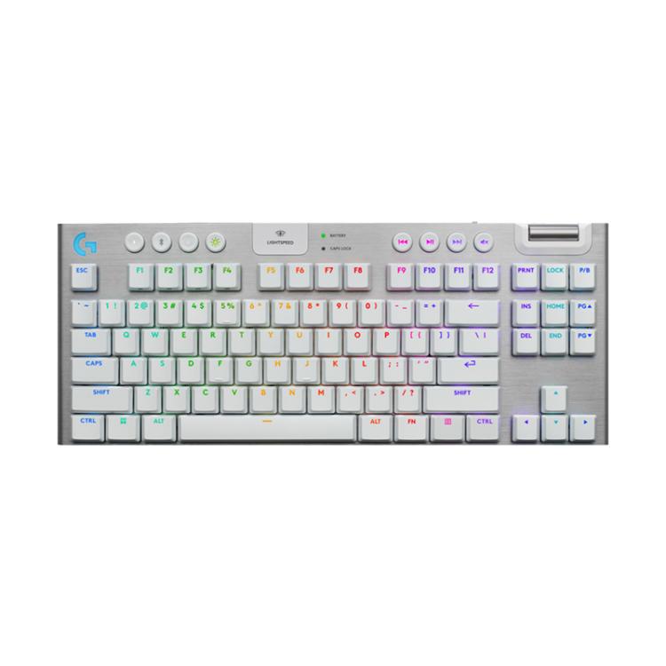 Logitech G915 X LIGHTSPEED TKL Low Profile Gaming Keyboard(White Tactile) - Wireless Keyboard by Logitech | Online Shopping UK | buy2fix