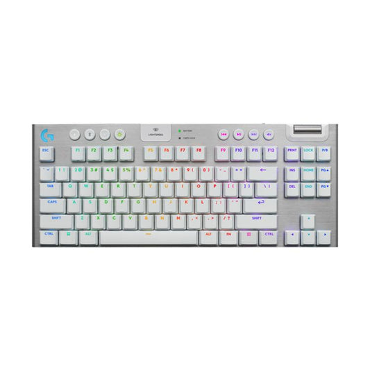 Logitech G915 X LIGHTSPEED TKL Low Profile Gaming Keyboard(White Tactile) - Wireless Keyboard by Logitech | Online Shopping UK | buy2fix