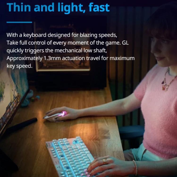 Logitech G915 X LIGHTSPEED TKL Low Profile Gaming Keyboard(Black Tactile) - Wireless Keyboard by Logitech | Online Shopping UK | buy2fix