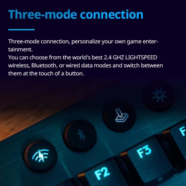 Logitech G915 X LIGHTSPEED TKL Low Profile Gaming Keyboard(Black Tactile) - Wireless Keyboard by Logitech | Online Shopping UK | buy2fix