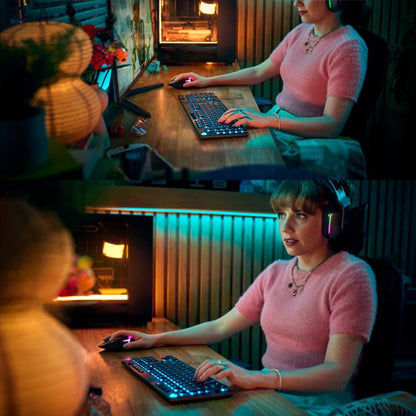 Logitech G915 X LIGHTSPEED TKL Low Profile Gaming Keyboard(Black Linear) - Wireless Keyboard by Logitech | Online Shopping UK | buy2fix