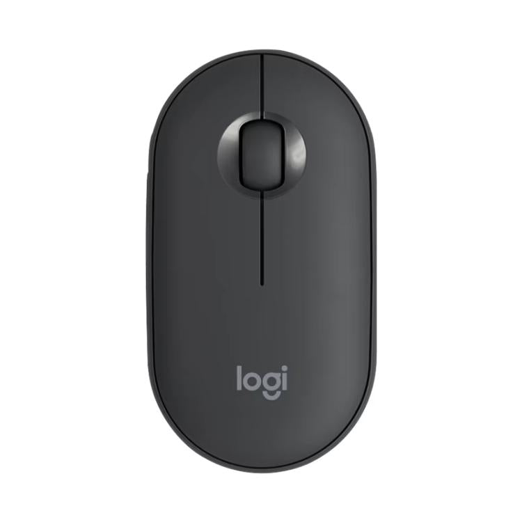 Logitech PEBBLE M350 1000DPI Ultra-Thin Dual-Mode Wireless Bluetooth Mouse(Black) - Wireless Mice by Logitech | Online Shopping UK | buy2fix
