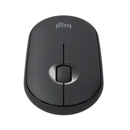 Logitech PEBBLE M350 1000DPI Ultra-Thin Dual-Mode Wireless Bluetooth Mouse(Black) - Wireless Mice by Logitech | Online Shopping UK | buy2fix