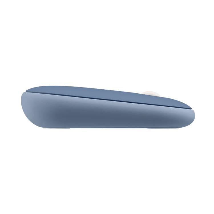 Logitech PEBBLE M350 1000DPI Ultra-Thin Dual-Mode Wireless Bluetooth Mouse(Blue) - Wireless Mice by Logitech | Online Shopping UK | buy2fix